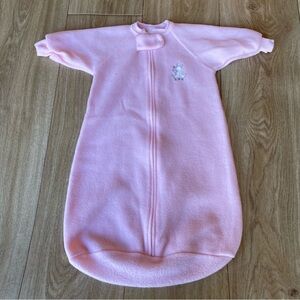 Vintage Carter's Pink Fleece Sleep Sack for Babies READ
